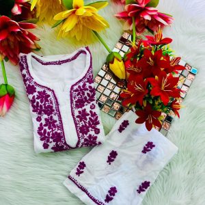 SHARMIN EMBROIDERY CHIKANKARI SUIT