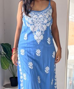 Alternative view of Sira Chikankari Kurta Set