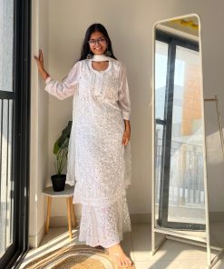Mirror Work Sharara Set