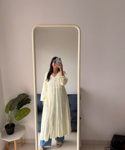 Alternative view of Side Dori Chikankari Suit